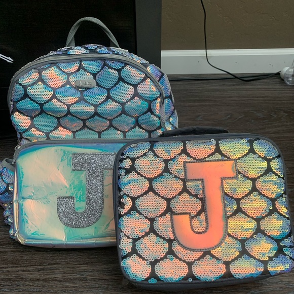 girls iridescent backpack